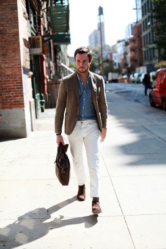 How-to-wear-white-jeans-men