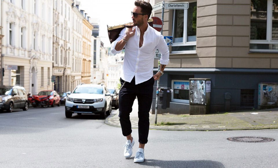 how-to-wear-mens-white-sneakers