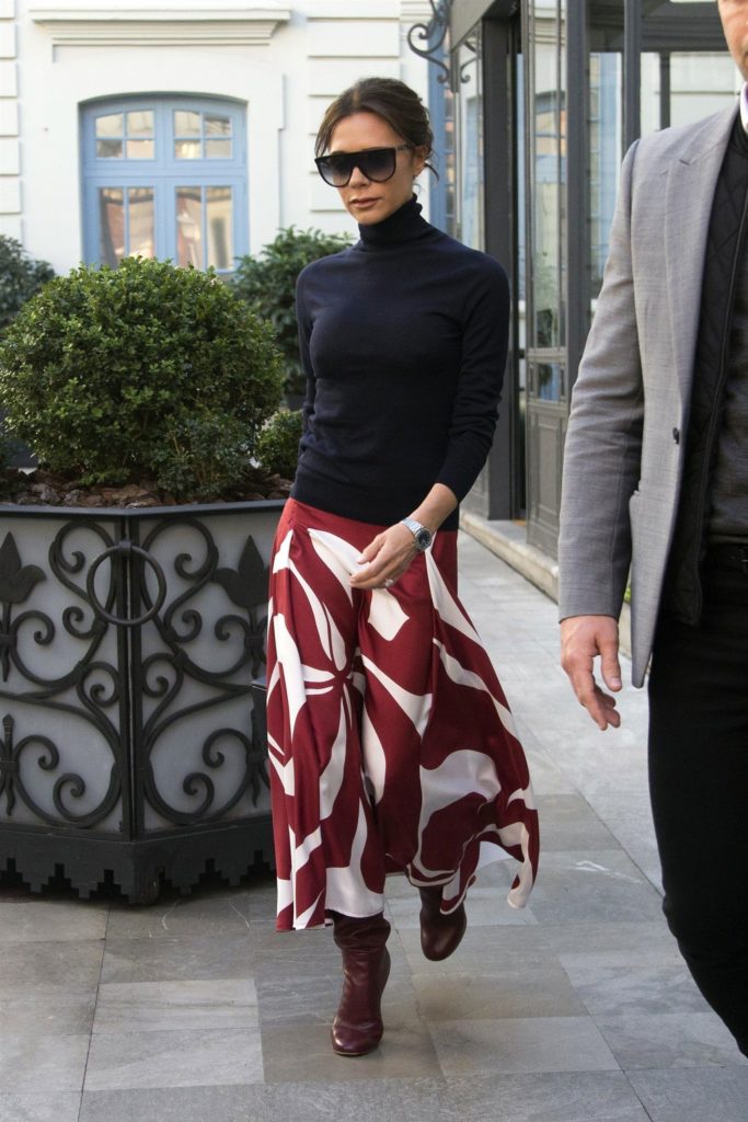 Victoria-Beckham-Style-print-skirt